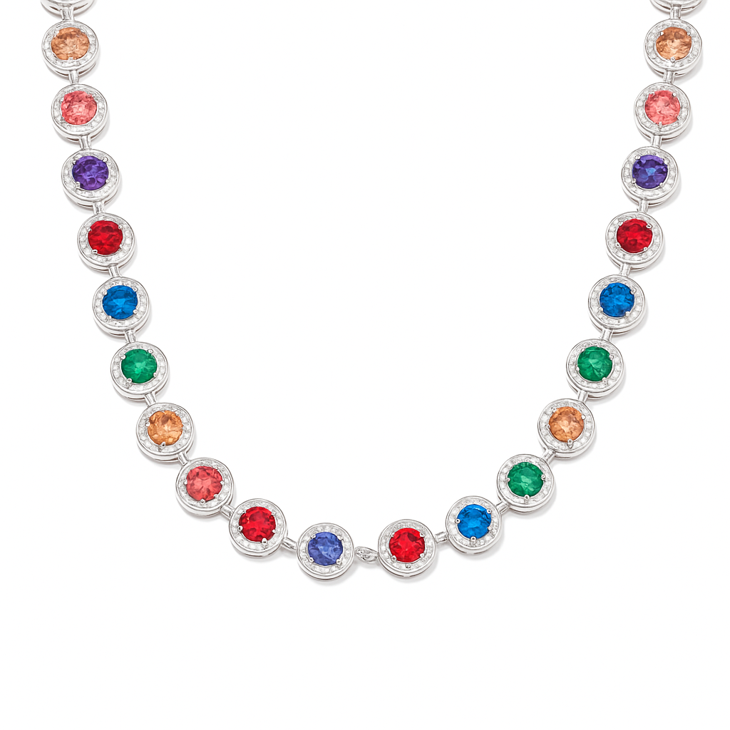 Rainbow Cannes Necklace- Amour Milano®