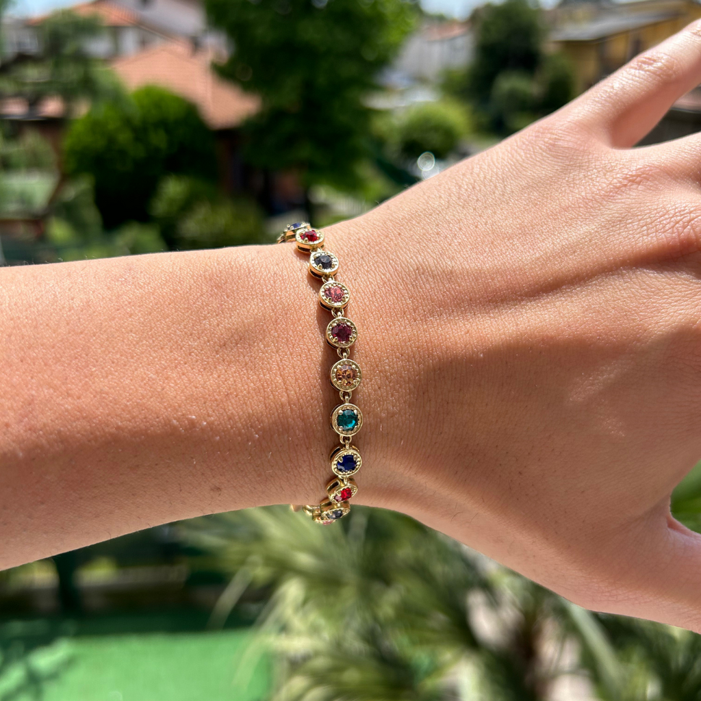 Rainbow “Cannes” Bracelet - Amour Milano®