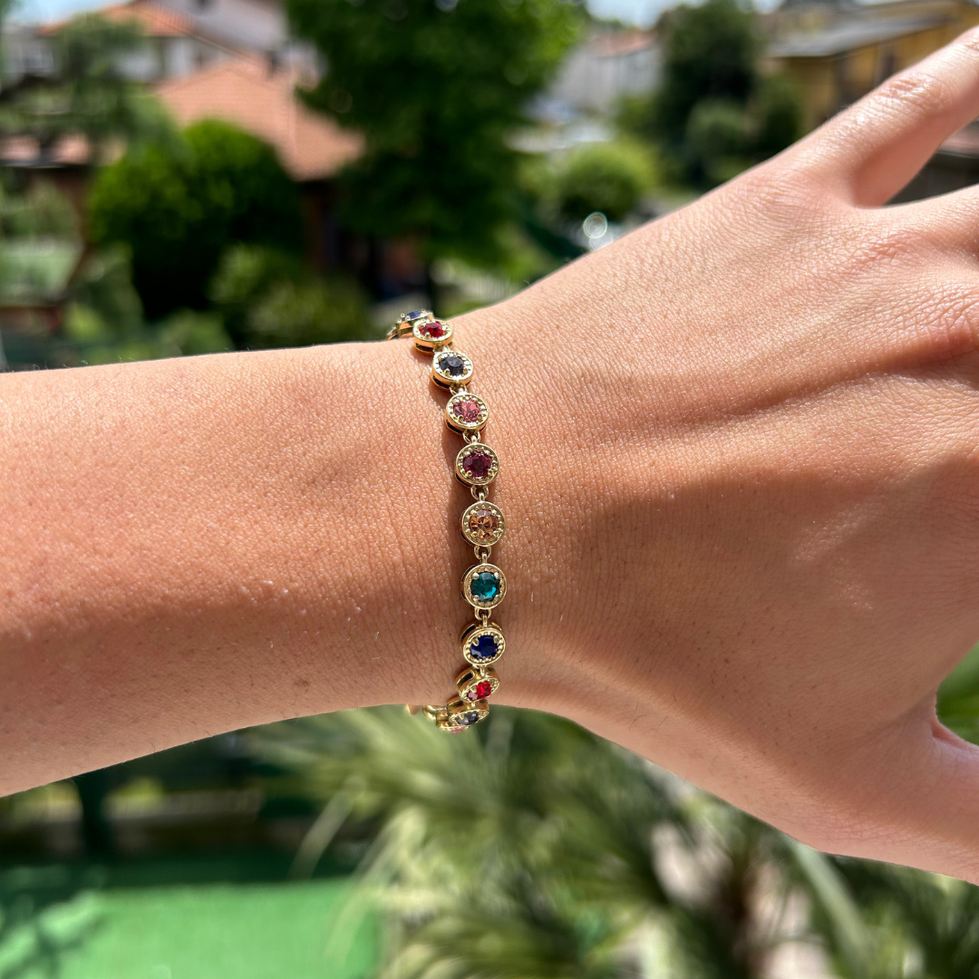 Rainbow “Cannes” Bracelet - Amour Milano®
