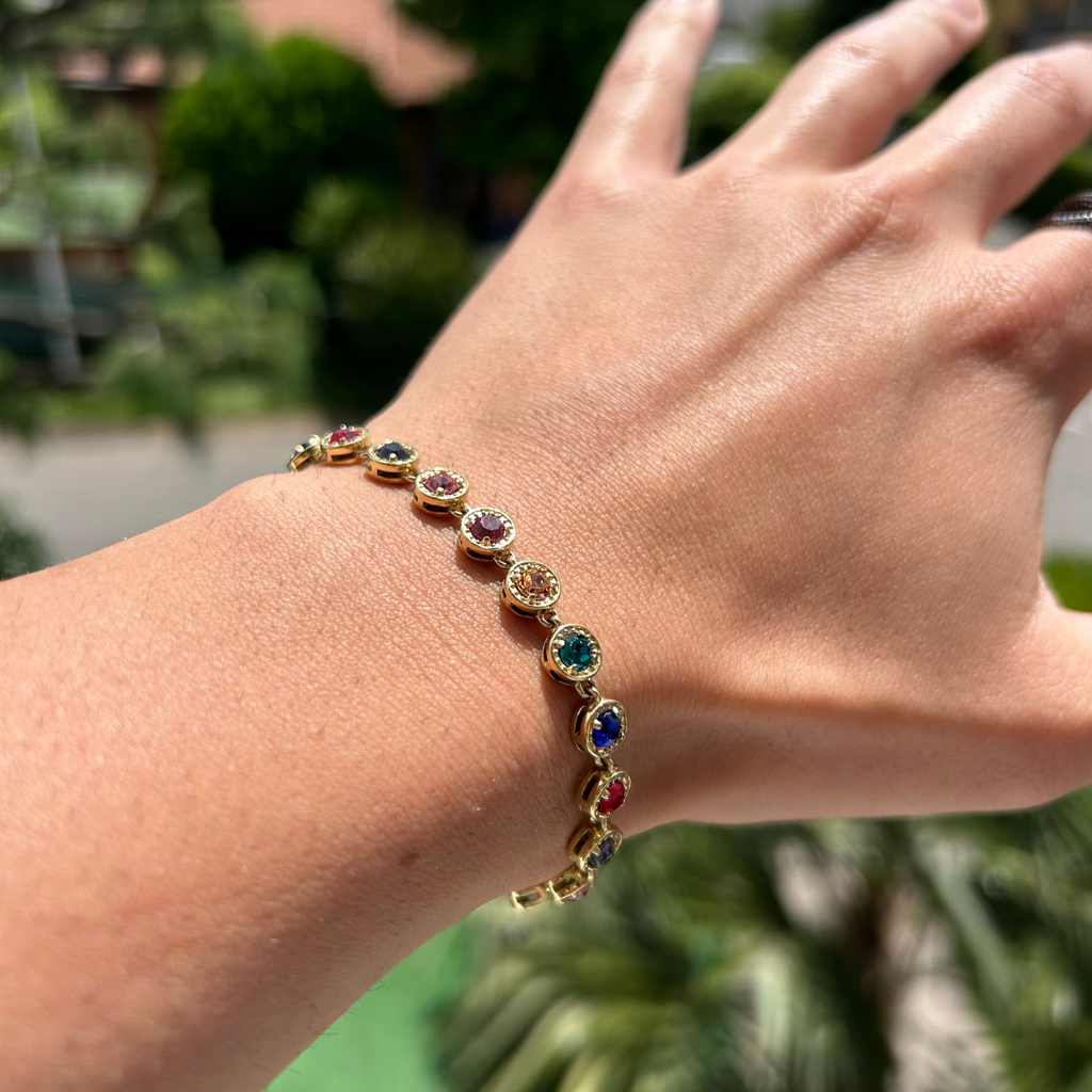 Rainbow “Cannes” Bracelet - Amour Milano®
