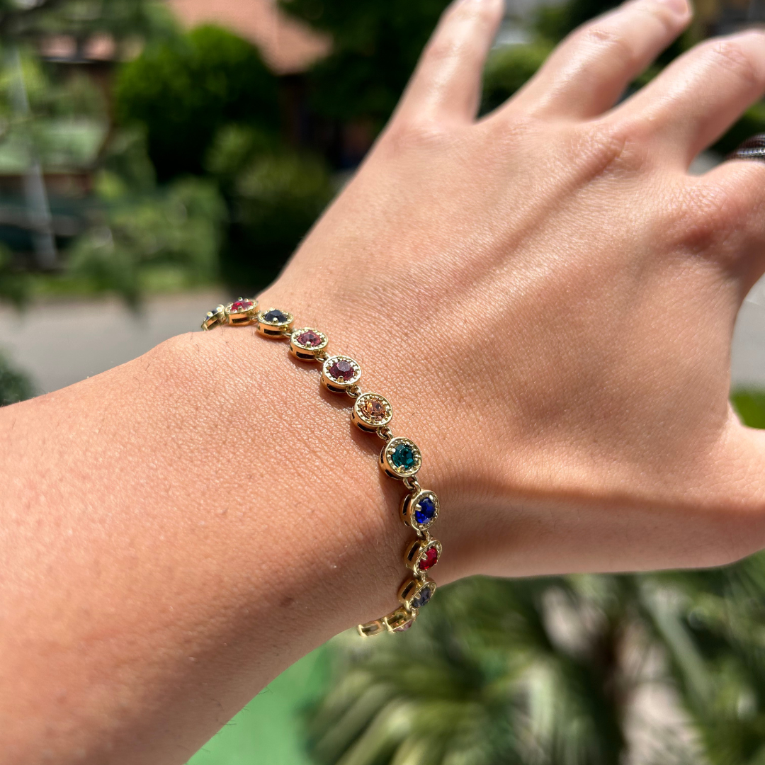 Rainbow “Cannes” Bracelet - Amour Milano®