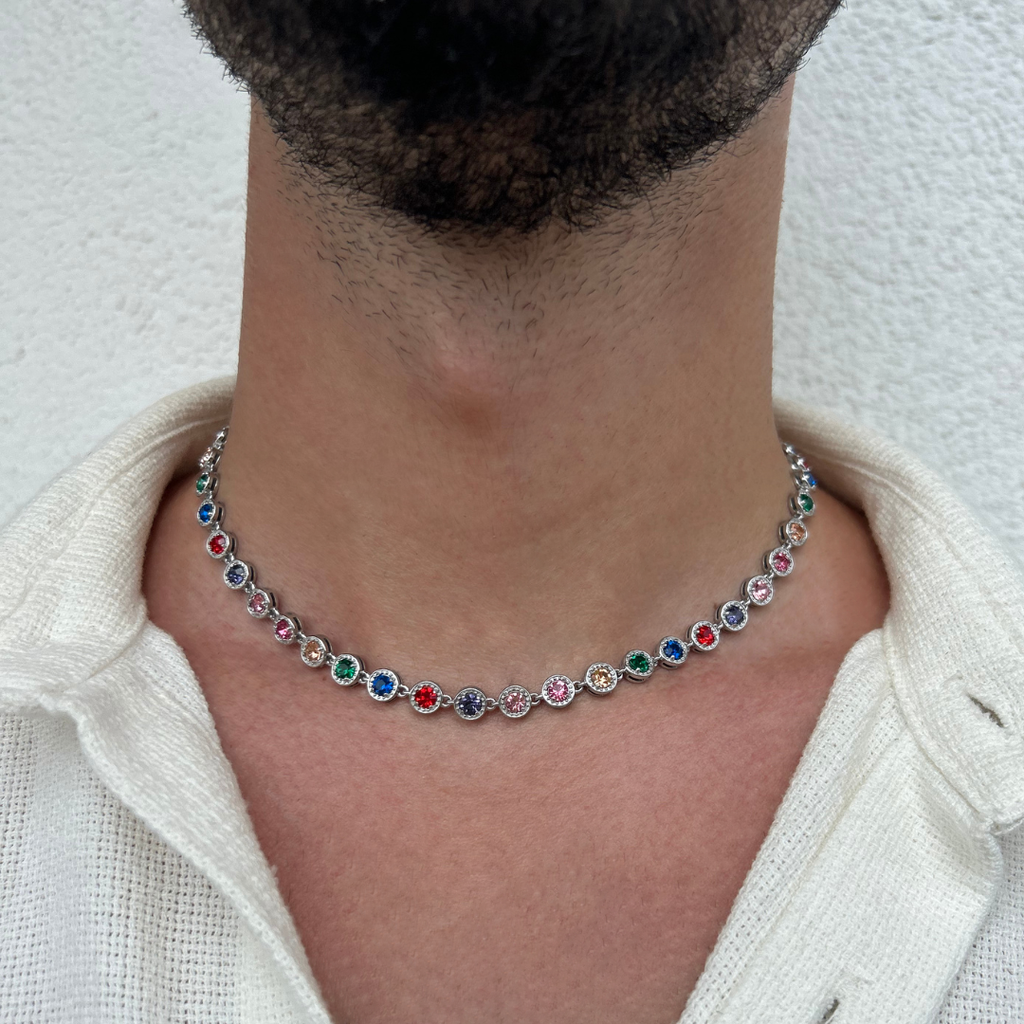 Rainbow Cannes Necklace- Amour Milano®