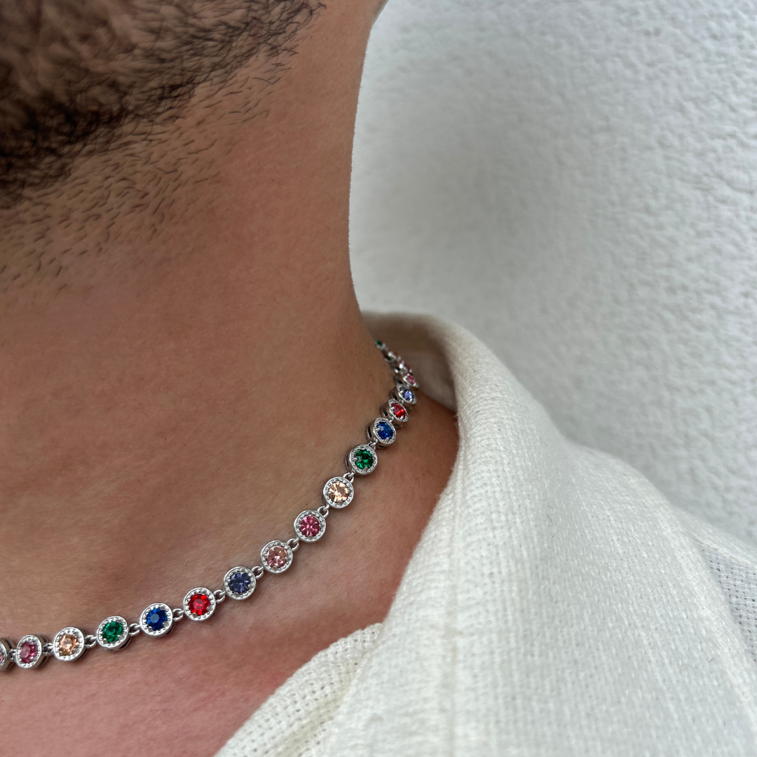 Rainbow Cannes Necklace- Amour Milano®