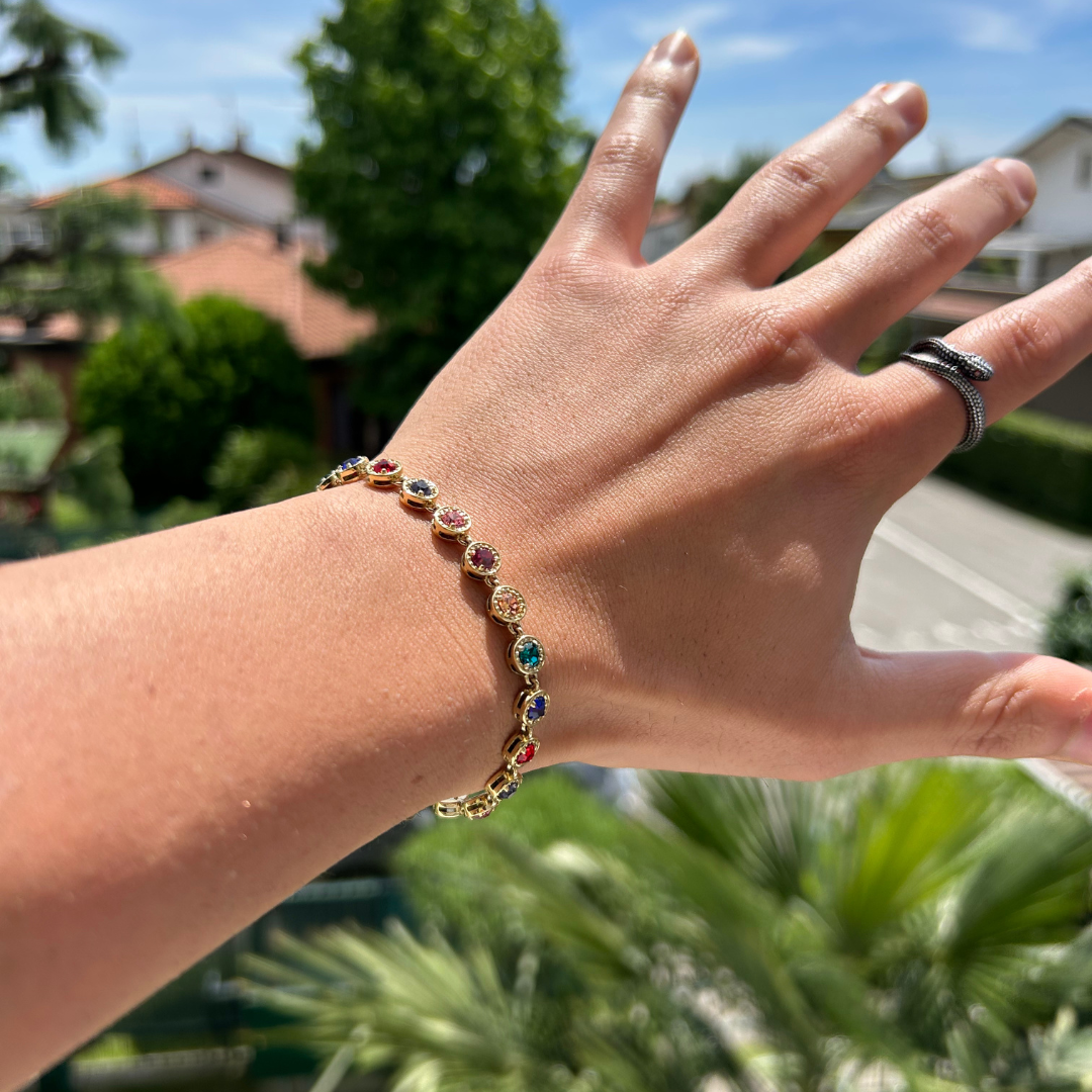 Rainbow “Cannes” Bracelet - Amour Milano®