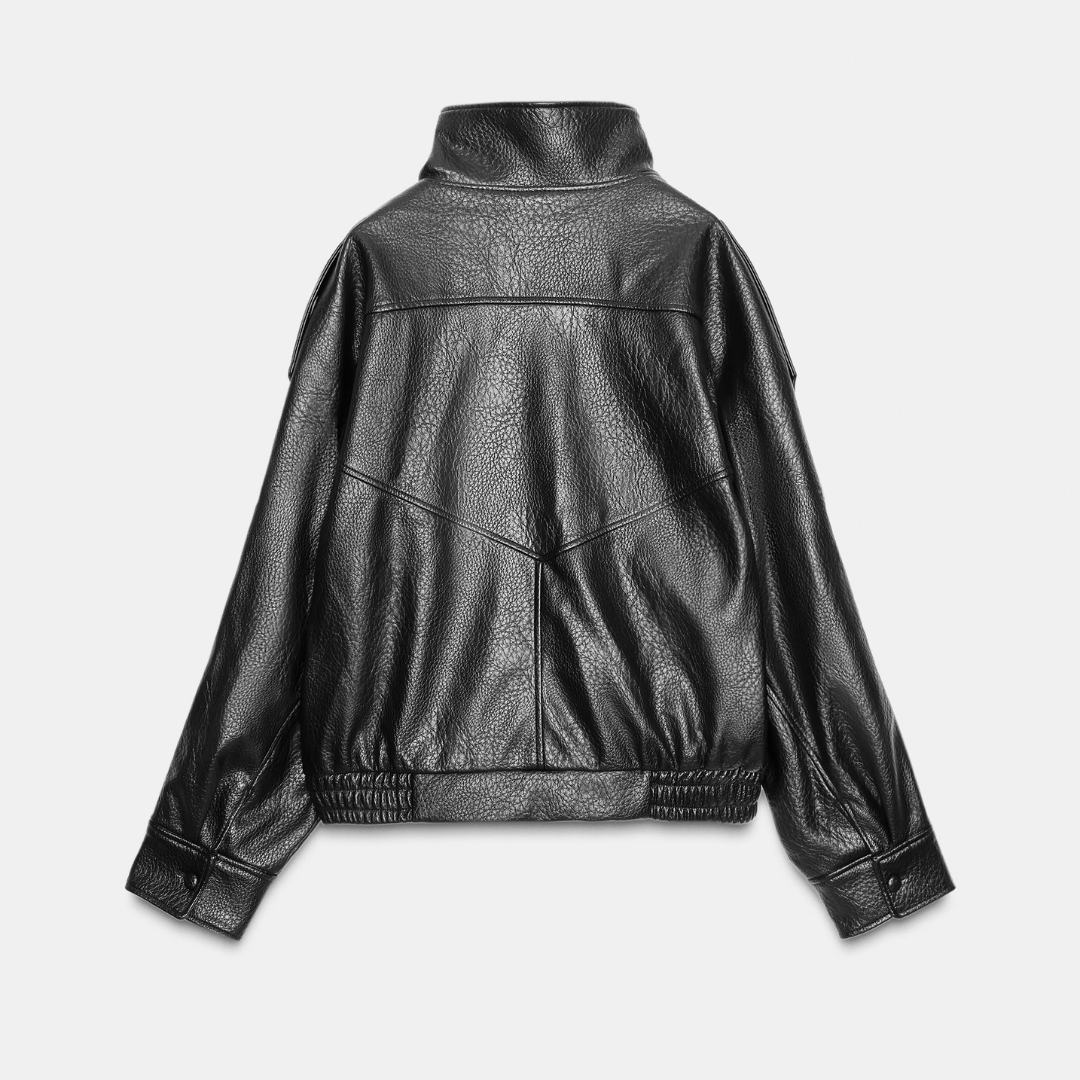LEATHER-EFFECT JACKET UNISEX
