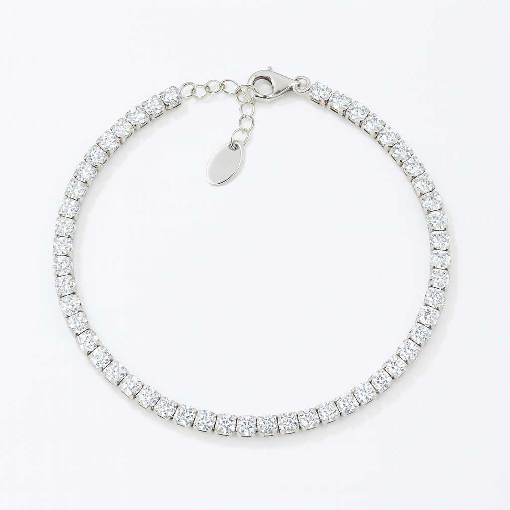 Ice Tennis Bracelet 4 mm - Amour Milano®