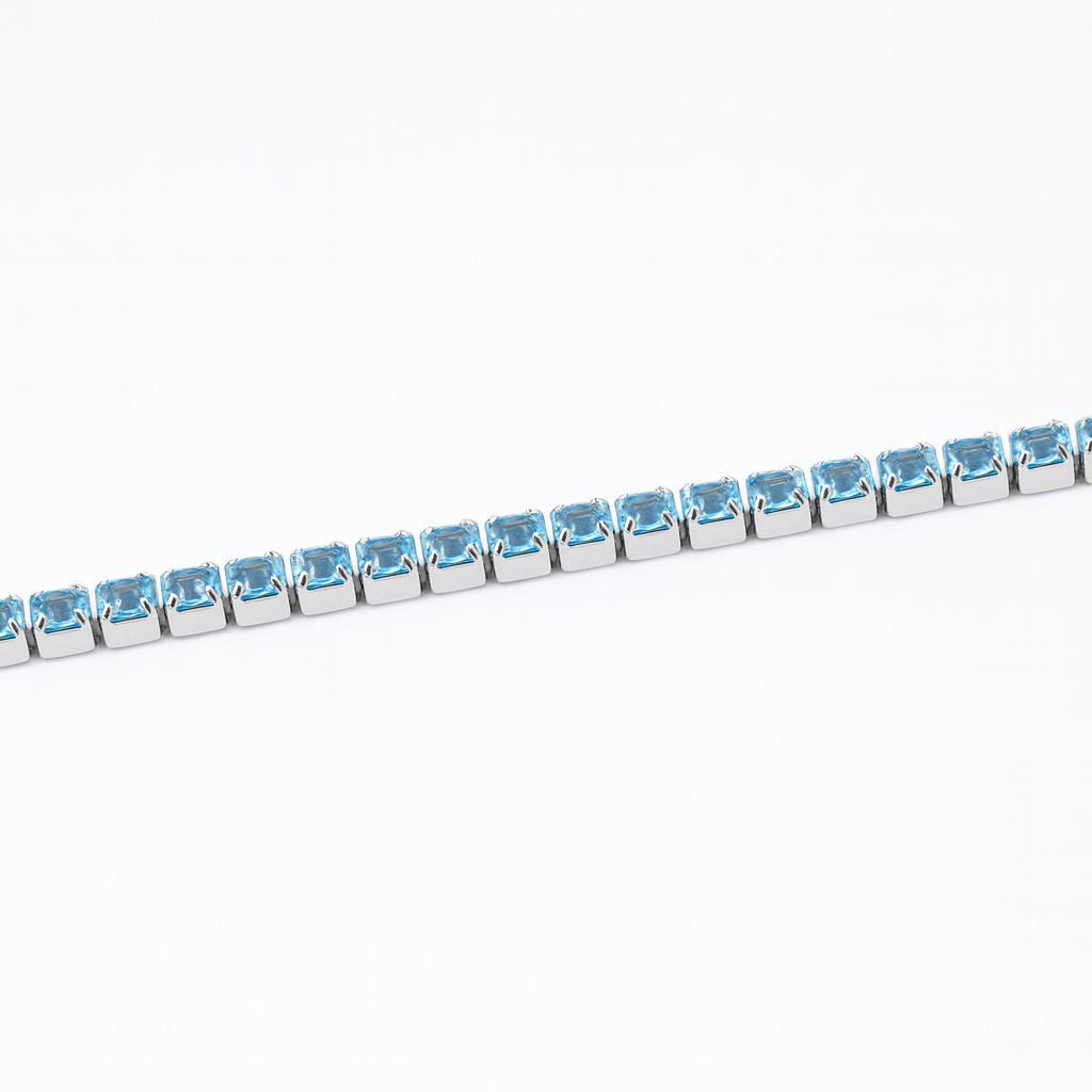 Tennis bracelet 3 mm Azure - Amour Milano®