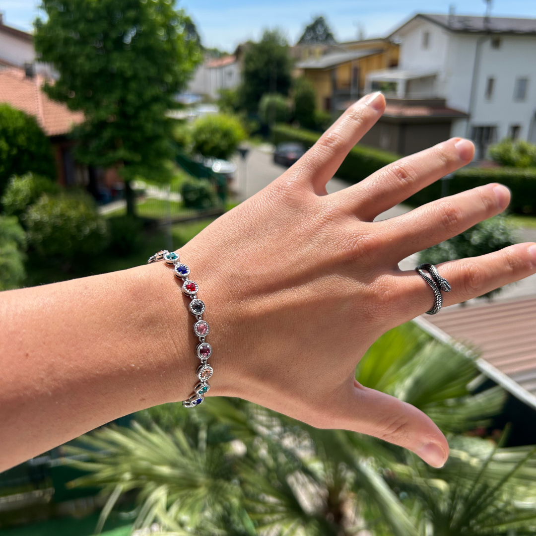 Rainbow “Cannes” Bracelet - Amour Milano®