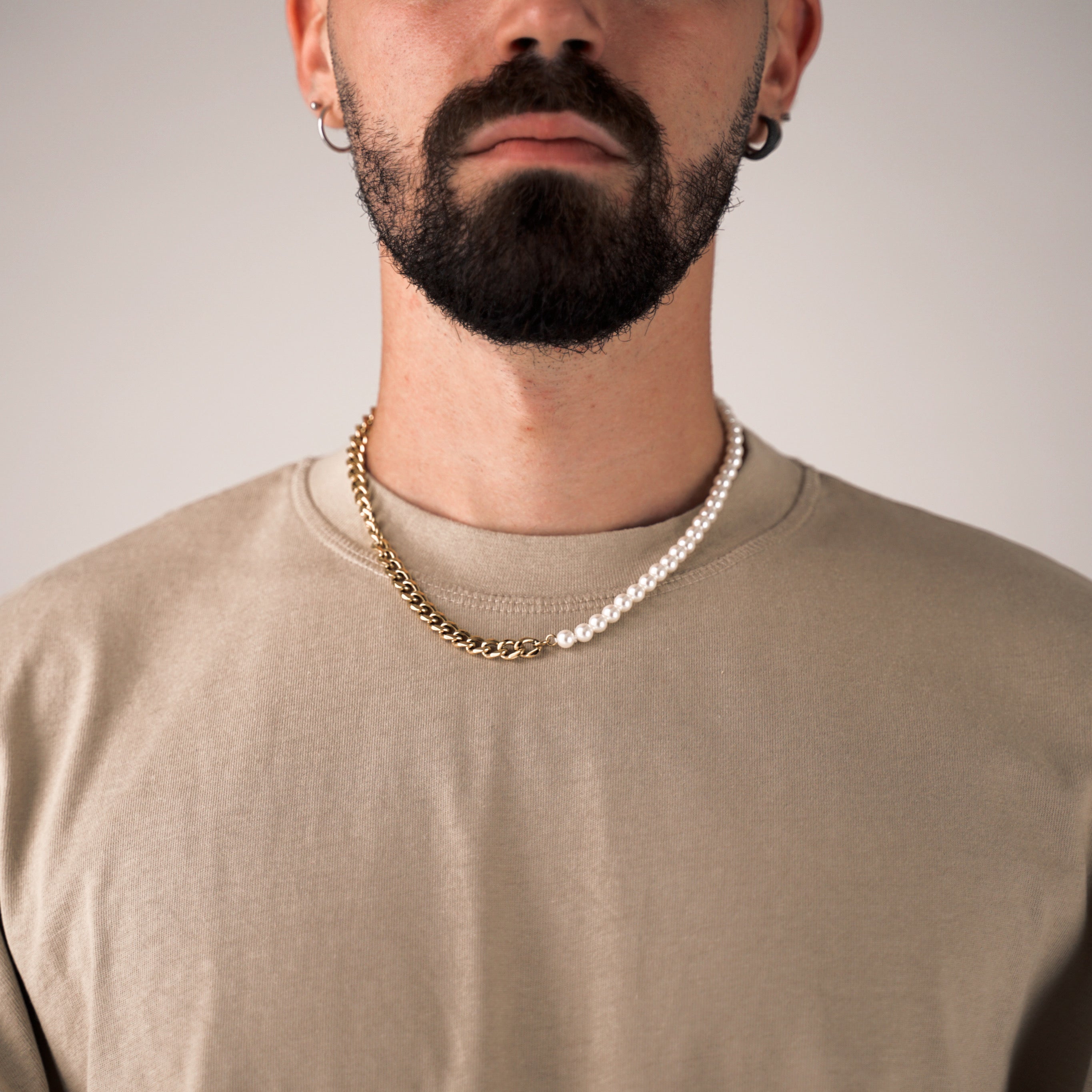 Pearl necklace - cuban - Amour Milano®