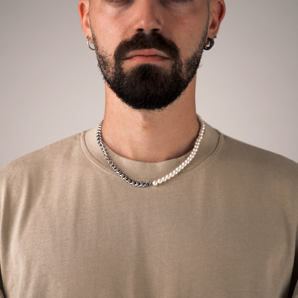 Pearl necklace - cuban - Amour Milano®