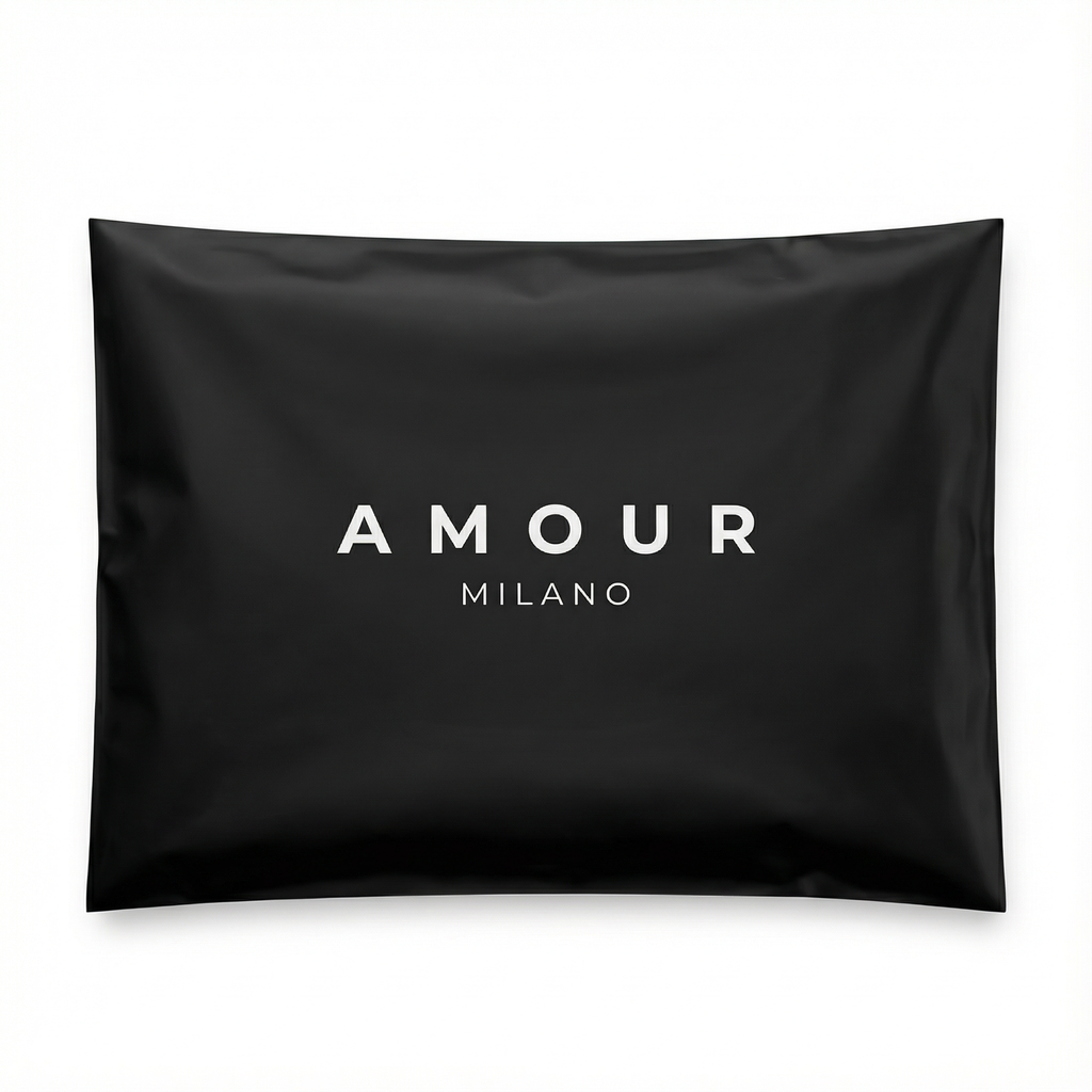 Black glossy winter puffer jacket